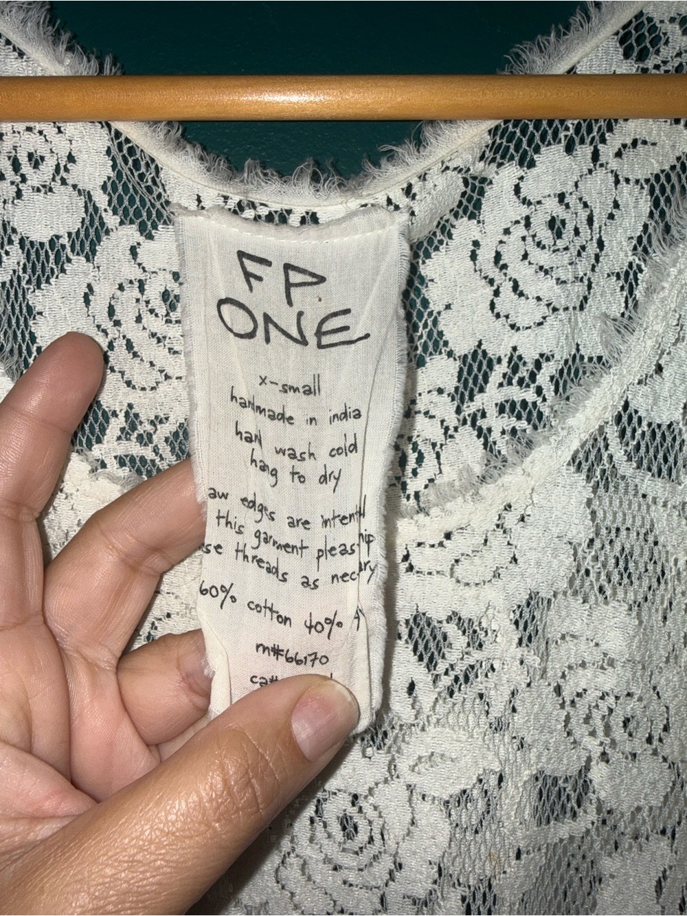 Free People White Lace Mini Dress - Picture 4 of 8